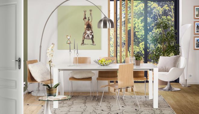 Jadalnia z Designerskimi Elementami
