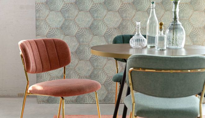 Jadalnia w stylu vintage glamour