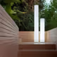 Lampa ogrodowa FITY 160 C  biała - LED