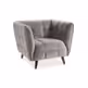 Fotel CASTELLO 1 VELVET - szary Bluvel 14