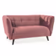 Sofa CASTELLO 2 Velvet - róż antyczny Bluvel 52