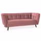 Sofa CASTELLO 3 Velvet - róż antyczny Bluvel 52