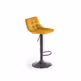 Hoker pikowany H95 - musztardowy Bluvel 68