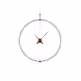 Zegar ścienny DOBLE RING 60 cm - czarny