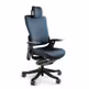 Fotel obrotowy WAU 2 tkanina - czarny/niebieski BL414