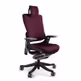 Fotel obrotowy WAU 2 tkanina - czarny/burgundowy BL403