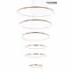 MOOSEE Lampa wisząca RING SLIM XL - złoty