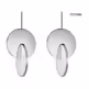 MOOSEE Zestaw 2 lamp wiszących DISCO - srebrny