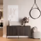 Komoda 3-drzwiowa ARIA 150 cm - dąb barokowy ristretto