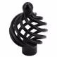 Gałka CAGE 1303 - czarny mat / fi 34 mm