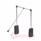 Pantograf stalowy Valcomp - czarny / 60-83 cm