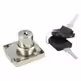 Zamek kwadratowy prawy Siso X-850 MASTER - niklowany / fi 19 mm / klucz łamany