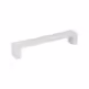 Uchwyt aluminiowy UA59 - biały połysk / rozstaw 128 mm