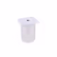 Nóżka okrągła D-860 z regulacją - aluminium / wys. 6 cm