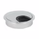 Przepust kablowy okrągły K260 metalowy - chrom / fi 60 mm