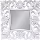 Lustro PU021K 100x100 - biały