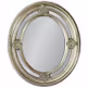Lustro owalne PU027 62x72 - srebrny