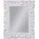 Lustro PU058 80x100 - przecierany biały