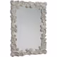Lustro PU321 71x100 - przecierany biały