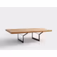 Stolik kawowy LONGO SOLID WOOD 140 - naturalny/czarny