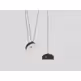 Lampa wisząca POPO FLAT 2 - czarny