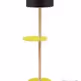 Lampa podłogowa UFO 45x150 cm - żółty/czarny