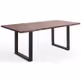 Stół drewniany CALABRIA z blatem 3.5 cm - orzech