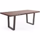 Stół drewniany CALABRIA z blatem 5.5 cm - orzech