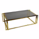 Stolik nowoczesny CJ1092/C067 130x70x40 cm - złoty