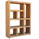 Regał drewniany MILANO duży - palisander teak