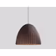 Lampa wisząca PLISSART L - brązowy/miedziany