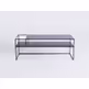 Stolik RTV SENSO FLOWER METAL 120x45 L - czarny