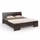 Łóżko drewniane sosnowe ze skrzynią na pościel SPARTA Maxi&ST 120x200 - palisander