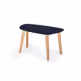 Stolik kawowy ENDOCARP 68x41x40 cm - granatowy