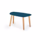 Stolik kawowy ENDOCARP 68x41x40 cm - petrol blue