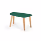 Stolik kawowy ENDOCARP 68x41x40 cm - zielony butelkowy