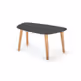 Stolik kawowy ENDOCARP 80x48x40 cm - grafitowy