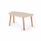 Stolik kawowy ENDOCARP 80x48x40 cm - kawowy