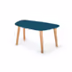 Stolik kawowy ENDOCARP 80x48x40 cm - petrol blue