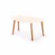 Stolik kawowy ENDOCARP 80x48x40 cm - wapienny