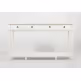 Konsola z szufladami i półką AVOLA ANTIQUE WHITE 3S - biały
