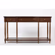 Konsola z szufladami i półką AVOLA ANTIQUE MAHOGANY 3S - mahoniowy