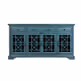 Komoda czterodrzwiowa AVOLA ANTIQUE BLUE 4D/3S - turkusowy