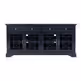 Komoda drewniana AVOLA NAVY 4D/2S - ciemnogranatowy