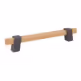 Uchwyt Z324 - drewno, grafit strukturalny / rozstaw 160 mm