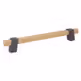 Uchwyt Z324 - drewno, grafit strukturalny / rozstaw 192 mm