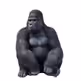 Dekoracja stojąca MONKEY GORILLA SIDE XL - czarny