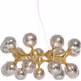 Lampa wisząca ATOMIC 74 - dymiony/złoty