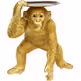 Figurka dekoracyjna BUTLER PLAYING CHIMP - złoty