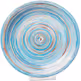 Talerz obiadowy SWIRL 27 - niebieski